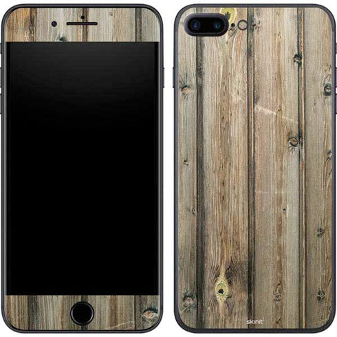 Natural Weathered Wood iPhone 8 Plus Skin