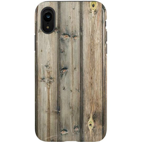 Natural Weathered Wood iPhone XR Pro Case