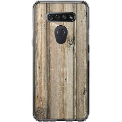 Natural Weathered Wood LG K51/Q51 Clear Case