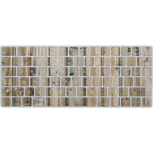 Natural Weathered Wood Magic Keyboard Skin