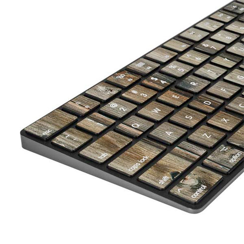 Natural Weathered Wood Magic Keyboard with Numeric Keypad Skin