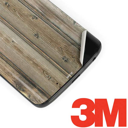 Natural Weathered Wood Moto G6 Skin