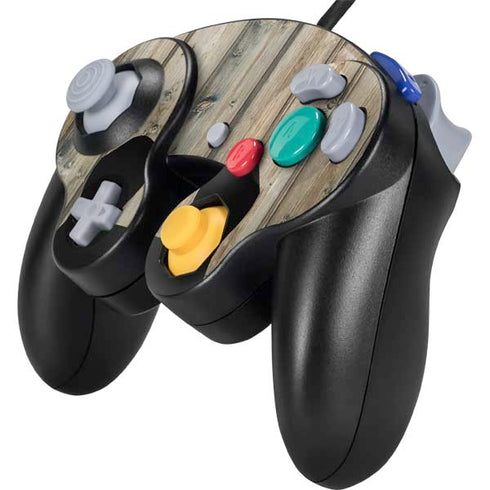Natural Weathered Wood Nintendo GameCube Controller Skin