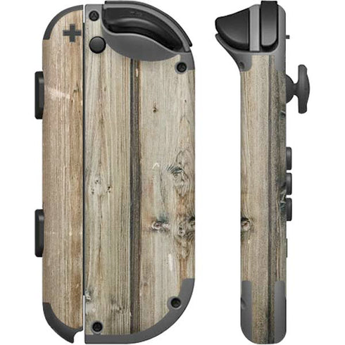 Natural Weathered Wood Nintendo Joy-Con (L/R) Controller Skin