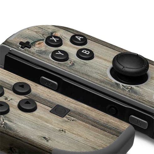 Natural Weathered Wood Nintendo Joy-Con (L/R) Controller Skin