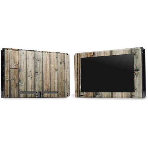 Natural Weathered Wood Nintendo Switch Bundle Skin