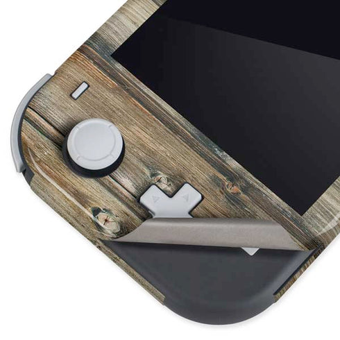 Natural Weathered Wood Nintendo Switch Lite Skin