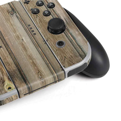 Natural Weathered Wood Nintendo Switch OLED (2021) Skin