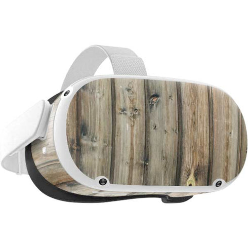 Natural Weathered Wood Oculus Quest 2 Skin