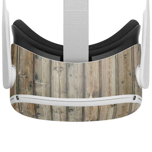 Natural Weathered Wood Oculus Quest 2 Skin