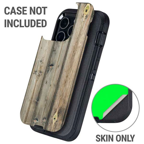 Natural Weathered Wood Otterbox Defender iPhone Skin