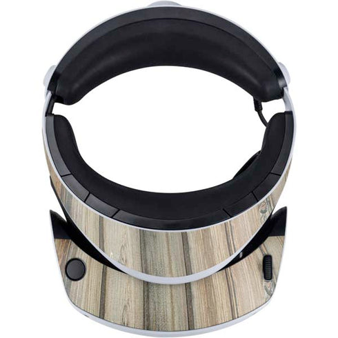 Natural Weathered Wood PlayStation VR2 Skin