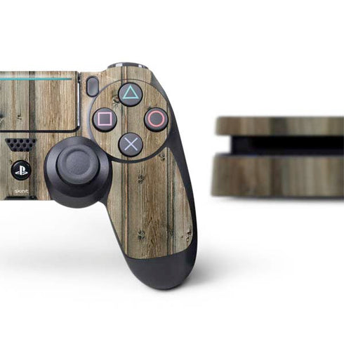 Natural Weathered Wood PS4 Slim Bundle Skin