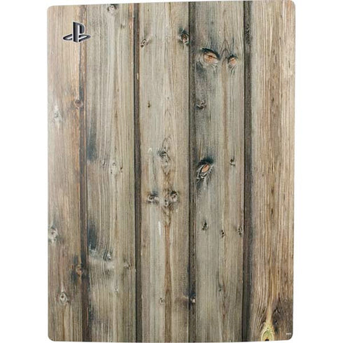 Natural Weathered Wood PS5 Bundle Skin