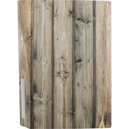 Natural Weathered Wood PS5 Console Skin