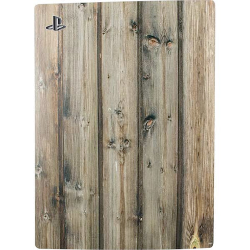 Natural Weathered Wood PS5 Digital Edition Bundle Skin