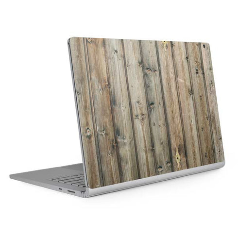 Natural Weathered Wood Surface Book 2 15in Skin