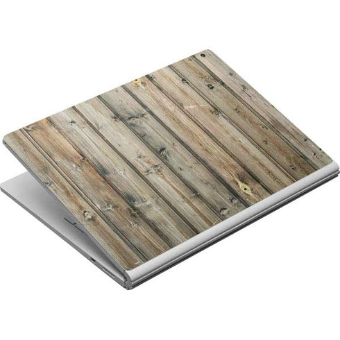 Natural Weathered Wood Surface Book Skin