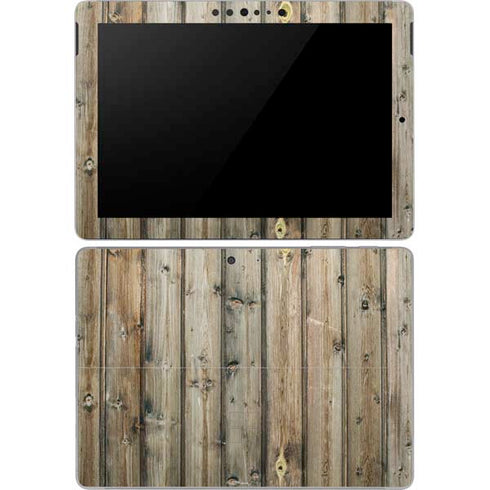 Natural Weathered Wood Surface Go Skin