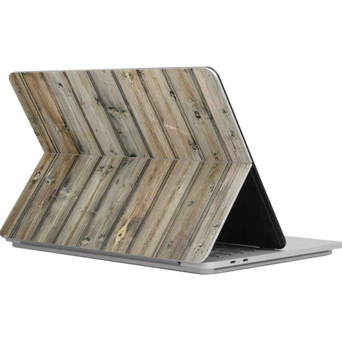 Natural Weathered Wood Surface Laptop Studio Skin
