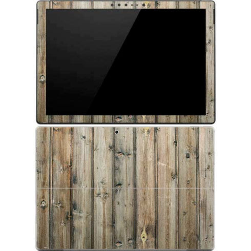 Natural Weathered Wood Surface Pro 4 Skin