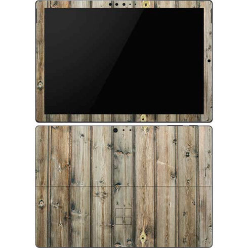 Natural Weathered Wood Surface Pro 6 Skin
