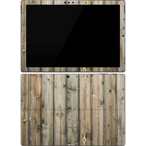 Natural Weathered Wood Surface Pro 7 Skin