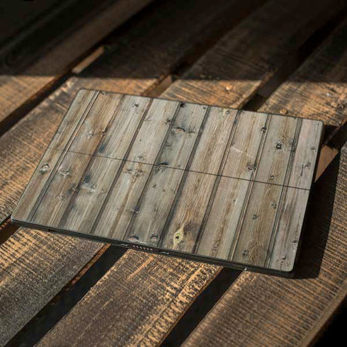 Natural Weathered Wood Surface Pro 7 Skin