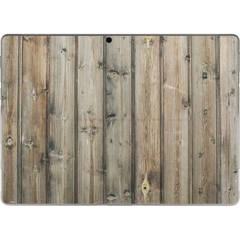 Natural Weathered Wood Surface Pro 9 Skin