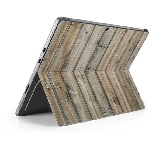 Natural Weathered Wood Surface Pro 9 Skin
