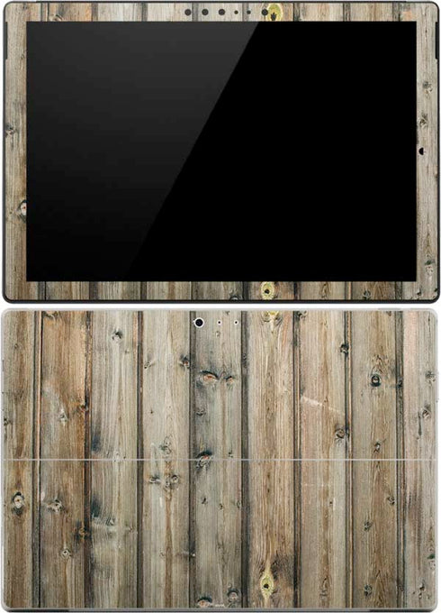 Natural Weathered Wood Surface Pro (2017) Skin