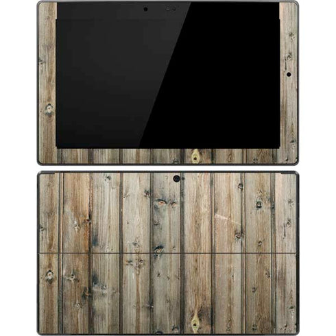 Natural Weathered Wood Surface Pro Tablet Skin