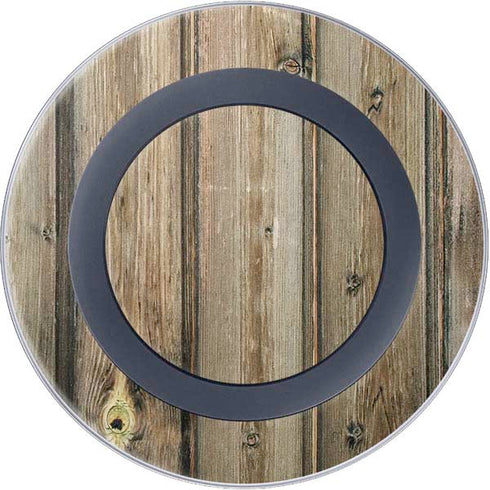 Natural Weathered Wood Wireless Charger Skin