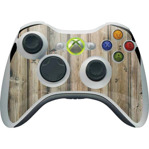 Natural Weathered Wood Xbox 360 Wireless Controller Skin