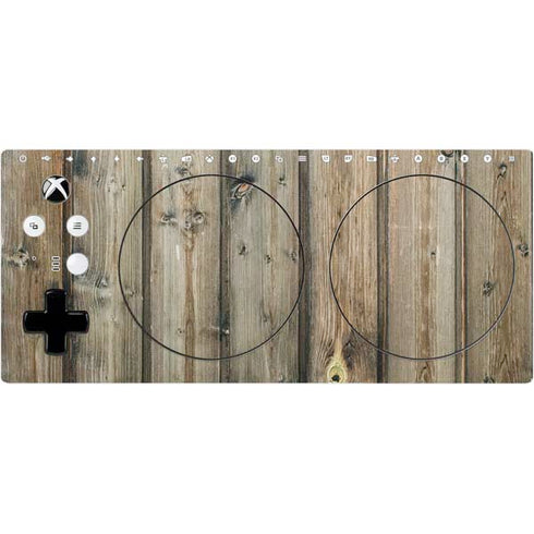 Natural Weathered Wood Xbox Adaptive Controller Skin