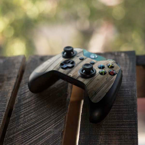 Natural Weathered Wood Xbox One Controller Skin