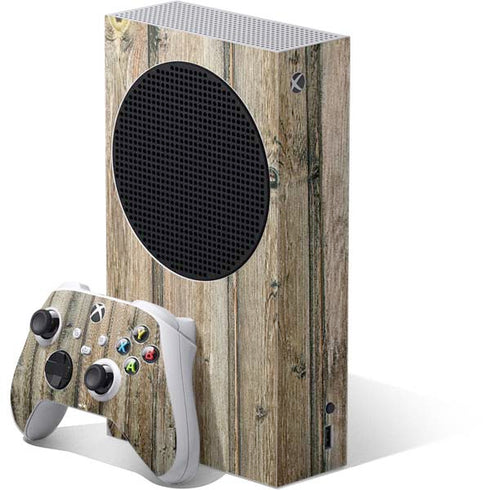 Natural Weathered Wood Xbox Series S Bundle Skin