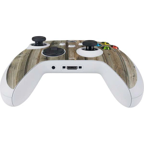 Natural Weathered Wood Xbox Series S Controller Skin
