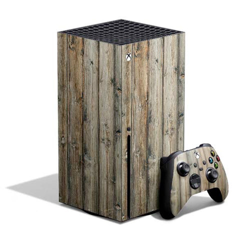 Natural Weathered Wood Xbox Series X Bundle Skin