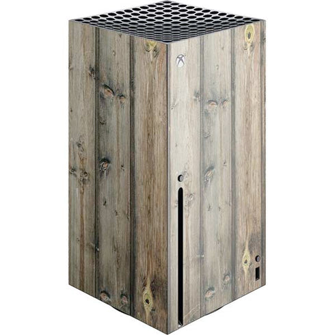 Natural Weathered Wood Xbox Series X Console Skin