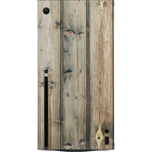 Natural Weathered Wood Xbox Series X Console Skin