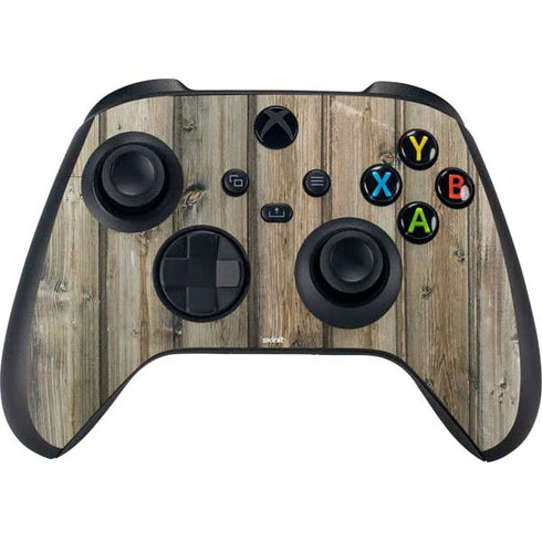 Natural Weathered Wood Xbox Series X Controller Skin