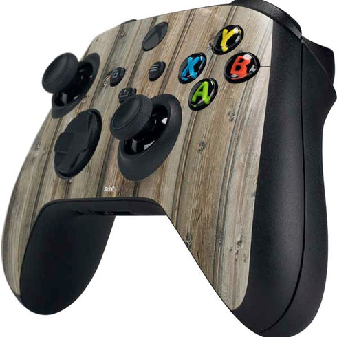 Natural Weathered Wood Xbox Series X Controller Skin
