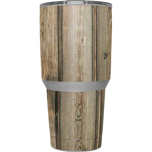 Natural Weathered Wood Yeti 30oz Rambler Tumbler Skin