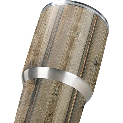Natural Weathered Wood Yeti 30oz Rambler Tumbler Skin