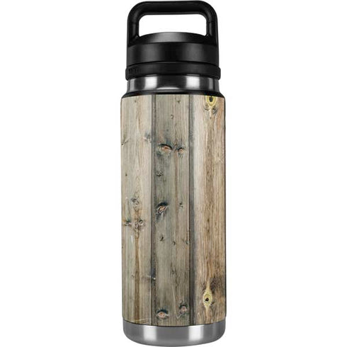 Natural Weathered Wood YETI Rambler 26oz Bottle Skin