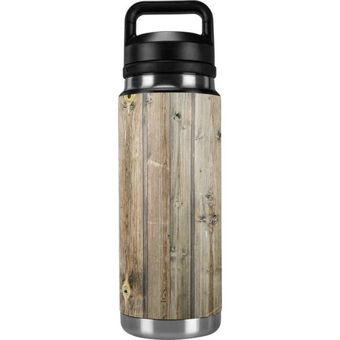 Natural Weathered Wood YETI Rambler 26oz Bottle Skin