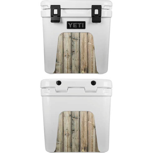 Natural Weathered Wood YETI Roadie 24 Hard Cooler Skin