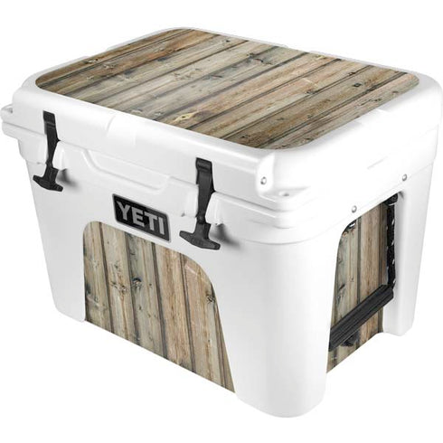 Natural Weathered Wood YETI Tundra 35 Hard Cooler Skin