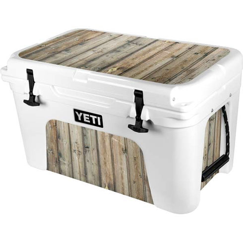 Natural Weathered Wood YETI Tundra 45 Hard Cooler Skin